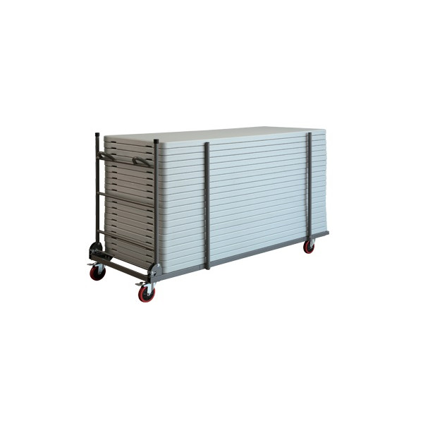 Chariot pour tables rectangles matériels de festivités proposé par ovalequip