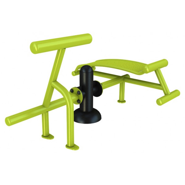 Combiné abdo lombaire fitness par Ovalequip