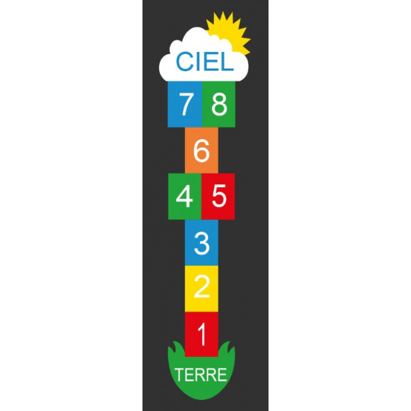 Marelle Nuage aire de jeux pour enfant Ovalequip