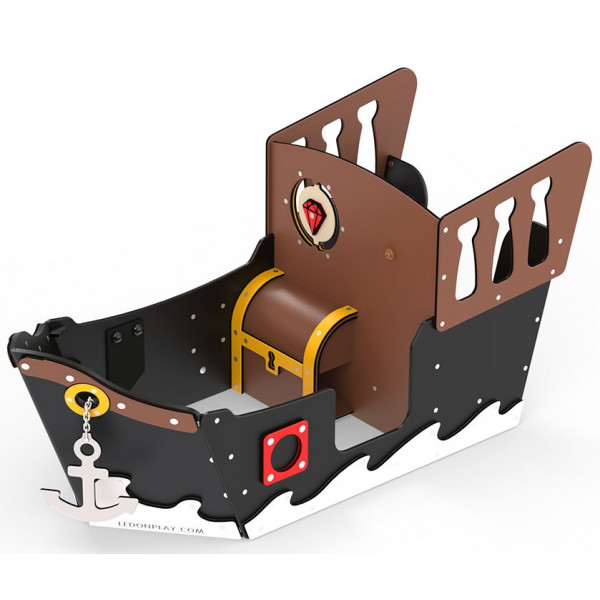 Mini bateau pirates aire de jeux pour enfant Ovalequip