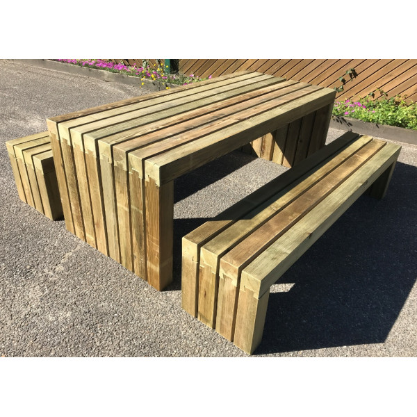 table TMQA mobilier urbain tables pique nique proposé par ovalequip