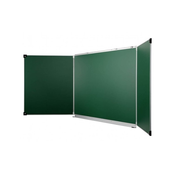 Tableau tryptique vert mobilier scolaire Ovalequip