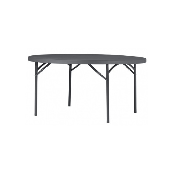 Tables rondes poly'light grey matériels de festivités proposé par ovalequip