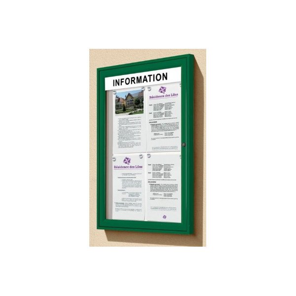 vitrine extérieure bandeau affichage ovalequip