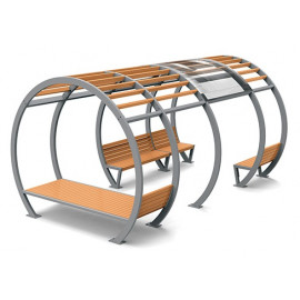 Vue 1 Point rencontre mobilier urbain bancs ovalequip