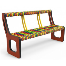 Banc Hawai aire de jeux pour enfant Ovalequip