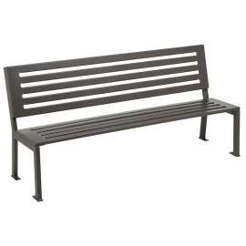 Banc silaos acier mobilier urbain bancs ovalequip