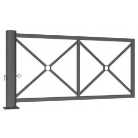 Vue principale Barrière tournante déco proposée par Ovalequip