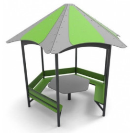 Cabane alts2 aire de jeux pour enfant Ovalequip