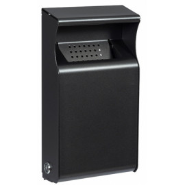 Finition gris anthracite cendrier 1 litre mural mobilier urbain cendriers ovalequip