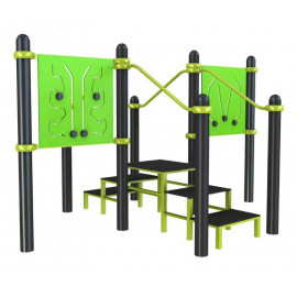 Vue principale combiné 6 seniors parcours motricité séniors Ovalequip