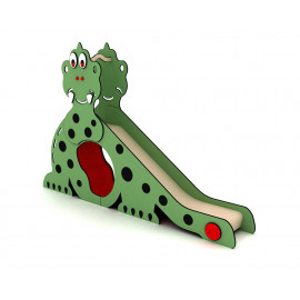 Toboggan Dino aire de jeux pour enfant Ovalequip