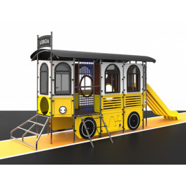 Le tramway aire de jeux pour enfant Ovalequip