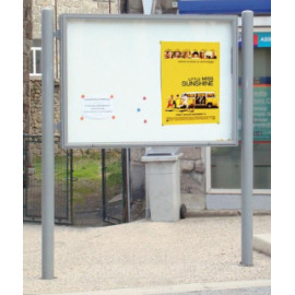 panneau affichage carrefour extérieure affichage ovalequip