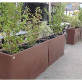 Vue 1 Pot linéo fleurissement Ovalequip