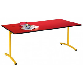 Table de restauration vue principale Table de restauration mobilier scolaire Ovalequip