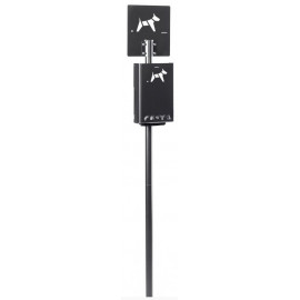 Totem canin mobilier urbain propreté canine ovalequip