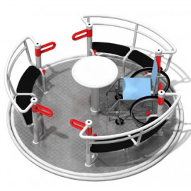 Tourniquet PMR aire de jeux pour enfant Ovalequip