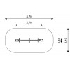 Tapefesse bois/acier aire de jeux pour enfant Ovalequip collectivités