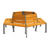 Banc tour d'arbre mobilier urbain bancs proposé par ovalequip