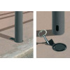 Fourreau pour potelet mobilier urbain potelets ovalequip