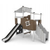 Nature 0306 ton bois aire de jeux pour enfant Ovalequip