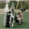 Toboggan Ours aire de jeux pour enfant Ovalequip