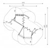 Parcours suspendu robinier structures de grimpe Ovalequip Collectivités